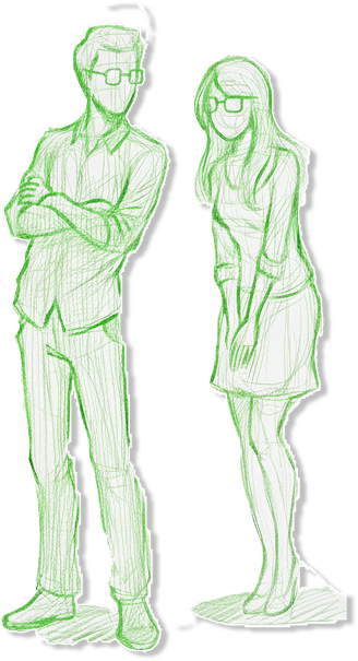 Nerds sketch, small (layer 01)