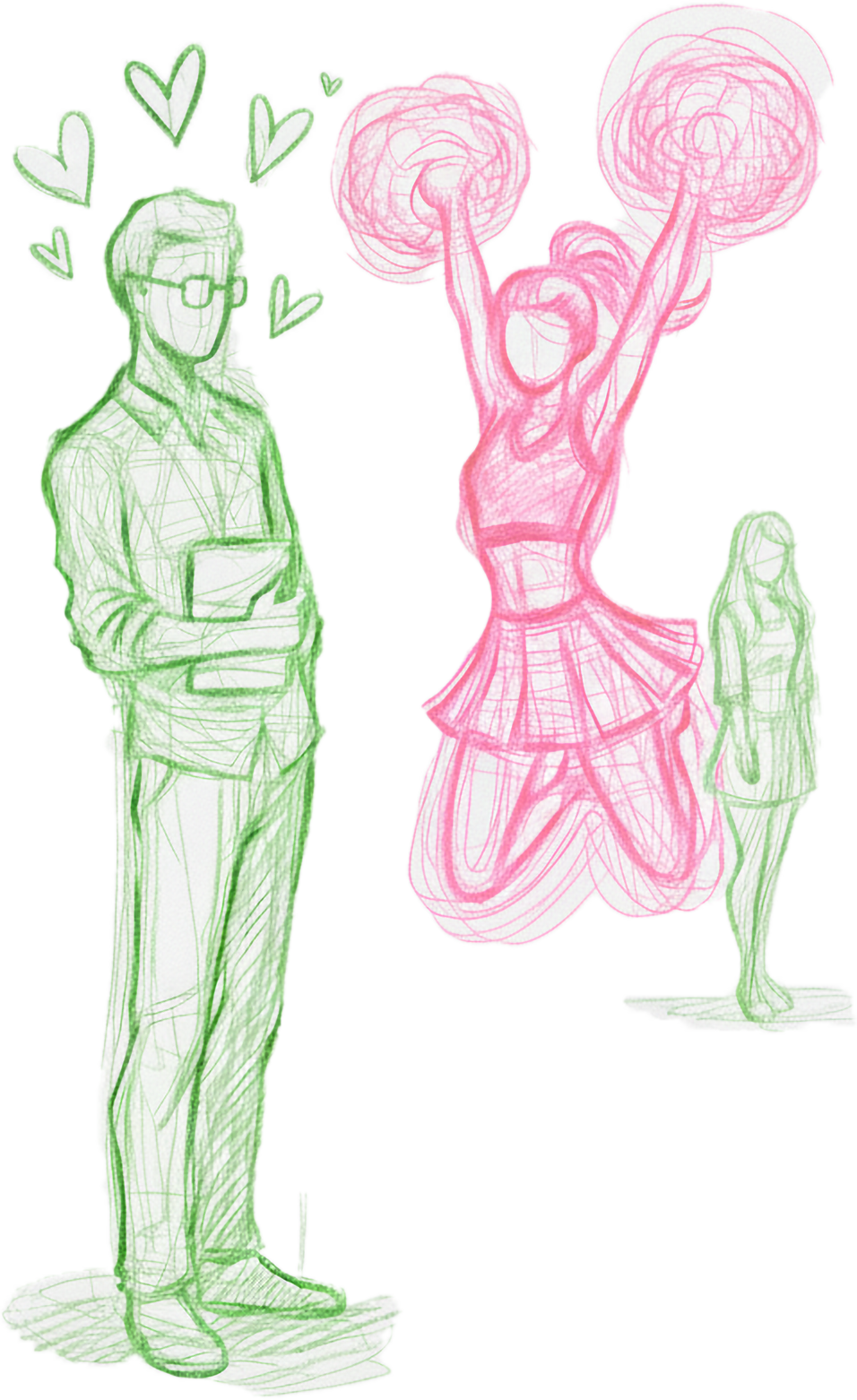 Nerds sketch, large (layer 02)