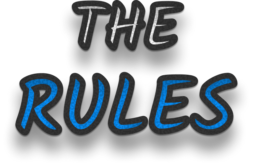 THE RULES title logo